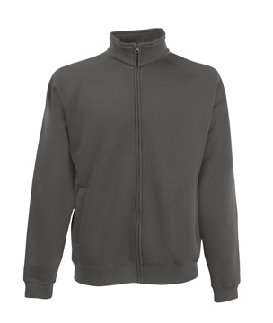 FELPA GIACCA CLASSICA UOMO ( FRUIT OF THE LOOM ) grafite chiaro